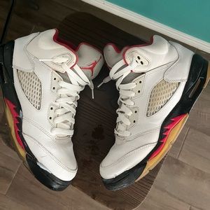 nike air jordan 5 fire red
